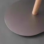 Серия торшеров с регулировкой угла наклона корпуса из высококачественной древесины и текстильным плафоном CRANE WOOD Dark Brown от ImperiumLoft