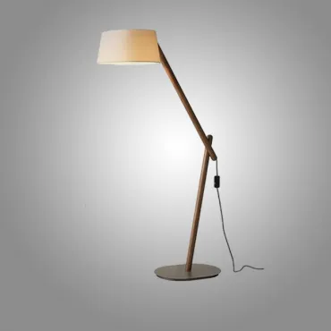 Торшер CRANE WOOD Dark Brown