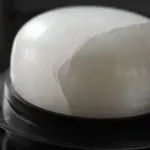 Настольная лампа с мраморным рассеивателем внутри стеклянного плафона с возможностью использования в качестве аромалампы DORIAN TAB от ImperiumLoft