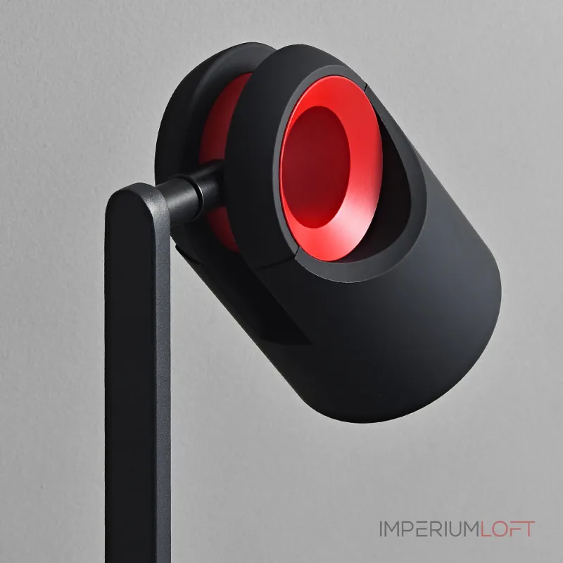 Светодиодная настольная лампа с направленным источником света на регулируемом плафоне с декоративыми элементами красного цвета TOLLVER TAB от ImperiumLoft Светодиодная настольная лампа с направленным источником света на регулируемом плафоне с декоративыми элементами красного цвета TOLLVER TAB от ImperiumLoft