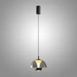 Серия светодиодных подвесных светильников с двумя источниками света и лифтовой регулировкой высоты HENNEKE D18 Grey от ImperiumLoft