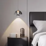 Серия светодиодных подвесных светильников с двумя источниками света и лифтовой регулировкой высоты HENNEKE D18 Amber от ImperiumLoft