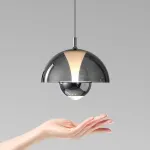 Серия светодиодных подвесных светильников с двумя источниками света и лифтовой регулировкой высоты HENNEKE D18 Amber от ImperiumLoft