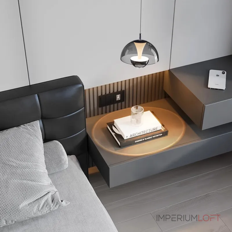 Серия светодиодных подвесных светильников с двумя источниками света и лифтовой регулировкой высоты HENNEKE D18 Amber от ImperiumLoft