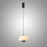 Серия светодиодных подвесных светильников с двумя источниками света и лифтовой регулировкой высоты HENNEKE D18 White с диммиром от ImperiumLoft