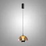 Серия светодиодных подвесных светильников с двумя источниками света и лифтовой регулировкой высоты HENNEKE D18 Amber от ImperiumLoft