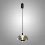 Серия светодиодных подвесных светильников с двумя источниками света и лифтовой регулировкой высоты HENNEKE D23 Grey от ImperiumLoft