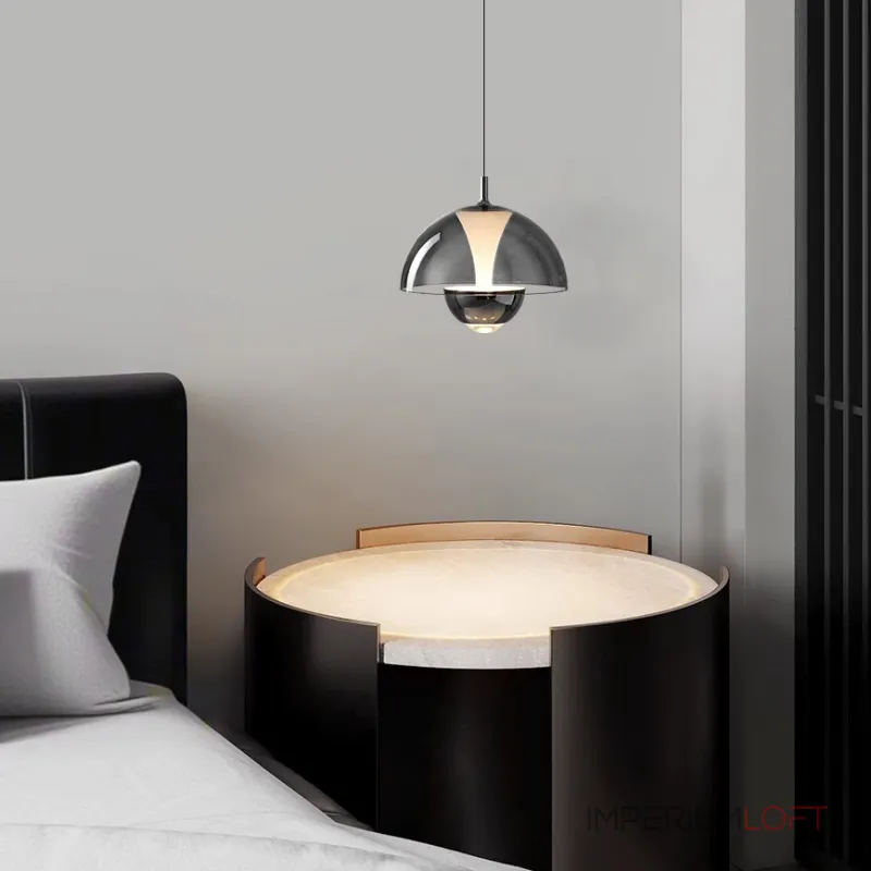 Серия светодиодных подвесных светильников с двумя источниками света и лифтовой регулировкой высоты HENNEKE D18 Amber от ImperiumLoft