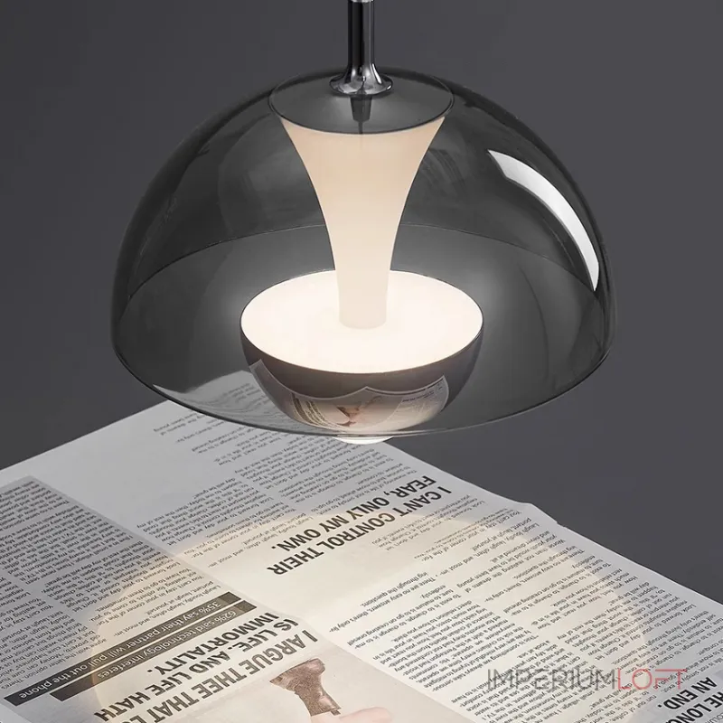 Серия светодиодных подвесных светильников с двумя источниками света и лифтовой регулировкой высоты HENNEKE D18 Amber от ImperiumLoft