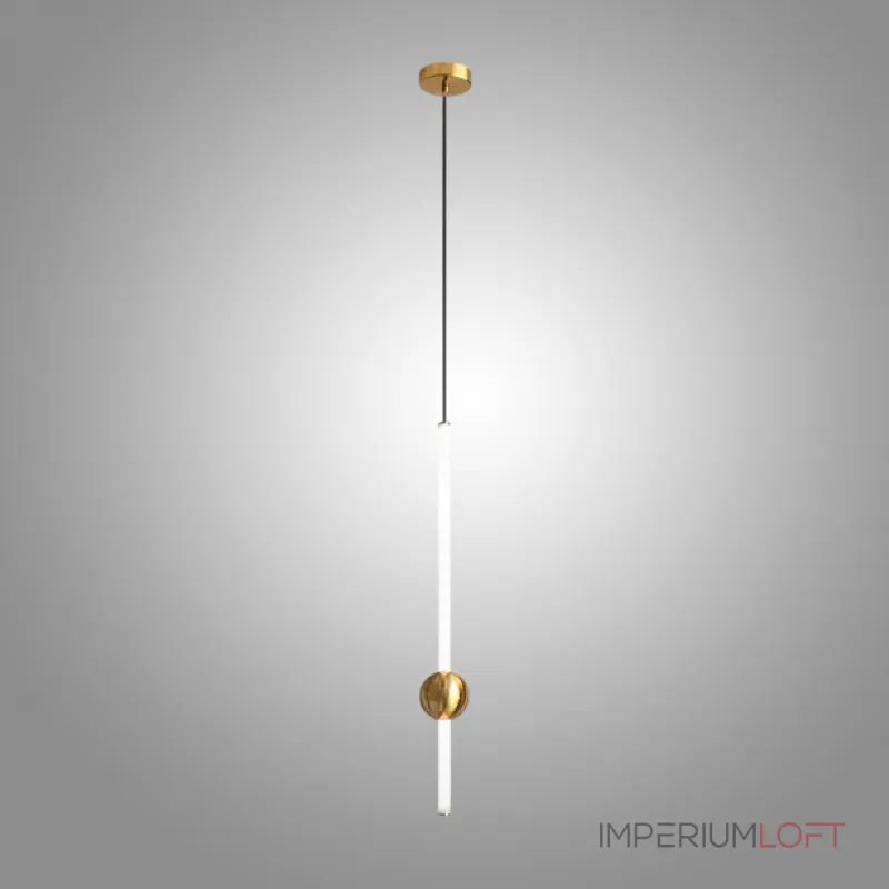 Серия светодиодных подвесных светильников в виде вертикальных стержней с шарами WAND VRT B H90 Brass от ImperiumLoft Серия светодиодных подвесных светильников в виде вертикальных стержней с шарами WAND VRT B H90 Brass от ImperiumLoft