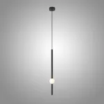 Серия светодиодных подвесных светильников в виде вертикальных стержней с шарами WAND VRT A H90 Black от ImperiumLoft