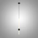 Серия светодиодных подвесных светильников в виде вертикальных стержней с шарами WAND VRT B H90 Black от ImperiumLoft