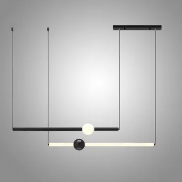 Подвесной светильник WAND HRZ L2 L90 Black Подвесной светильник WAND HRZ L2 L90 Black