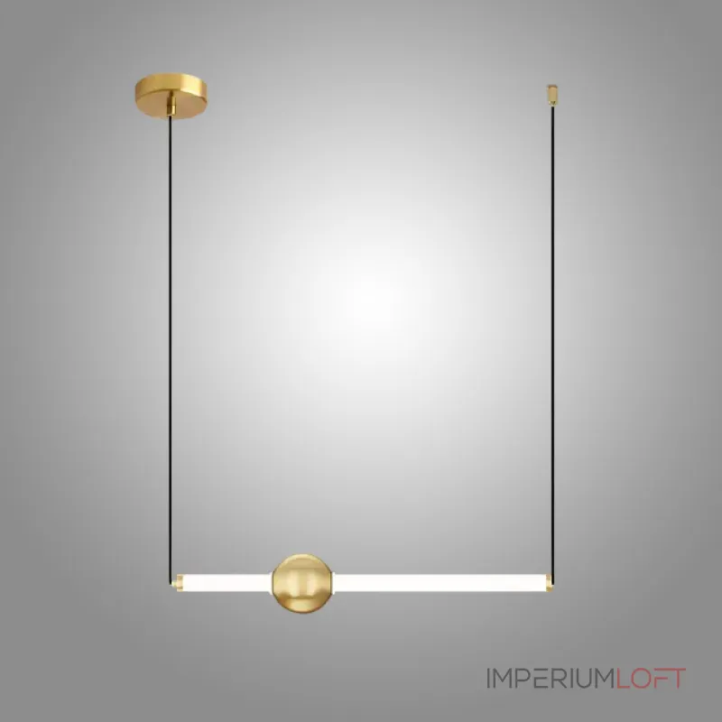 Серия светодиодных подвесных светильников в виде горизонтальных стержней с шарами WAND HRZ B L50 Brass от ImperiumLoft Серия светодиодных подвесных светильников в виде горизонтальных стержней с шарами WAND HRZ B L50 Brass от ImperiumLoft