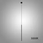 Подвесной LED светильник удлиненной цилиндрической формы ATTA Black 3000К от ImperiumLoft