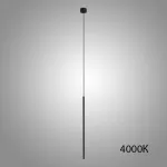 Подвесной LED светильник удлиненной цилиндрической формы ATTA Black 4000К от ImperiumLoft