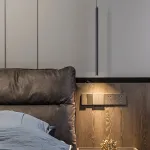 Подвесной LED светильник удлиненной цилиндрической формы ATTA Black 3000К от ImperiumLoft