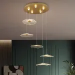 Серия подвесных светодиодных светильников с прозрачными акриловыми рассеивателями, стилизованными под цветы AMMON L5 от ImperiumLoft