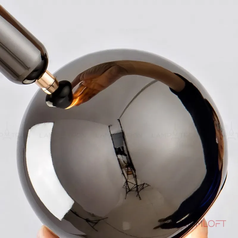 Серия подвесных светодиодных шарообразных светильников с оптической линзой в корпусе с регулировкой высоты подвеса TOFT ORB White от ImperiumLoft