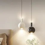 Серия подвесных светодиодных шарообразных светильников с оптической линзой в корпусе с регулировкой высоты подвеса TOFT ORB White от ImperiumLoft