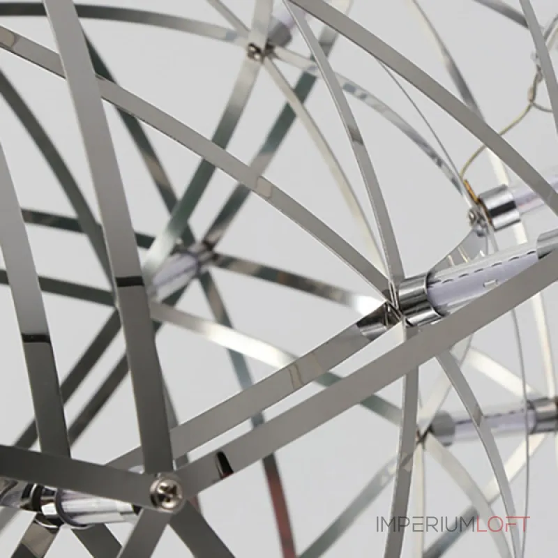 Серия светильников в форме шара из металлических лент с точечными светодиодными источниками FIREWORK D50 от ImperiumLoft