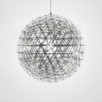 Серия светильников в форме шара из металлических лент с точечными светодиодными источниками FIREWORK D40 от ImperiumLoft