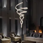 Подвесная люстра BERTOLDA SPIRAL D80 Silver