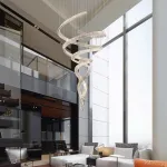 Подвесная люстра BERTOLDA SPIRAL D80 Silver