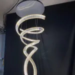 Подвесная люстра BERTOLDA SPIRAL D80 Silver