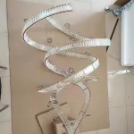 Подвесная люстра BERTOLDA SPIRAL D80 Silver