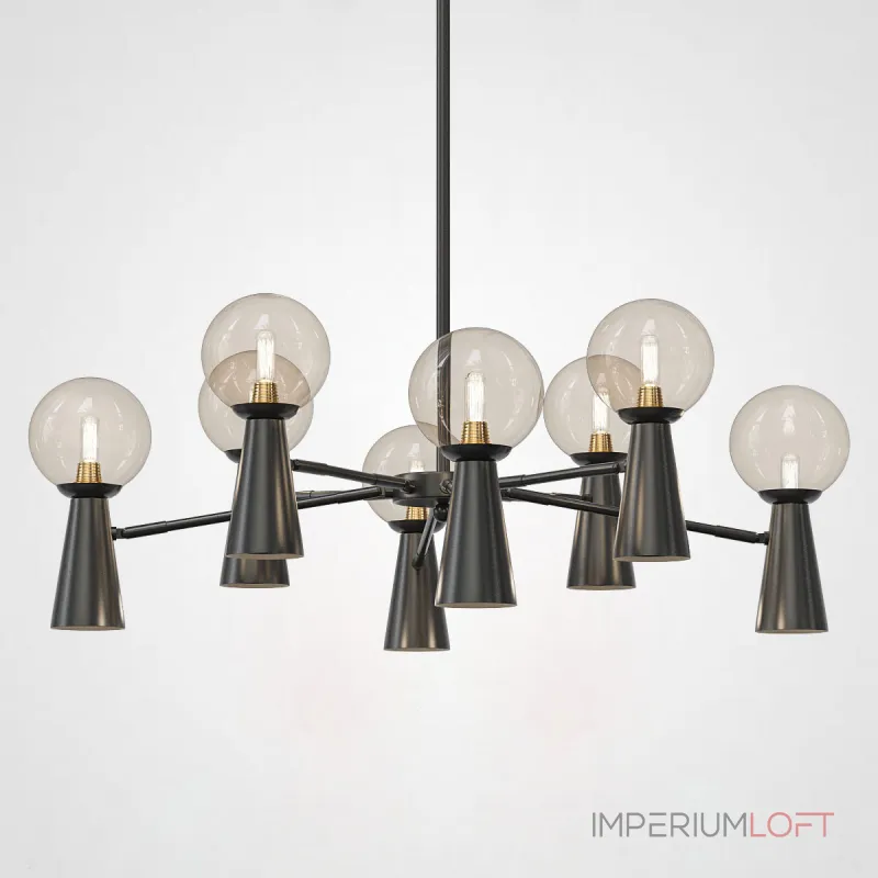 Люстра на штанге ABELINA L16 Black Amber Люстра на штанге ABELINA L16 Black Amber