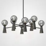 Люстра на штанге ABELINA L16 Black Grey