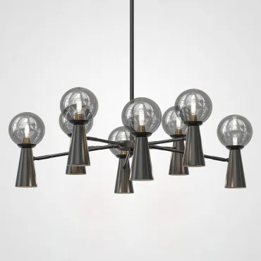 Люстра на штанге ABELINA L16 Black Grey