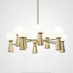 Люстра на штанге ABELINA L20 Gold White