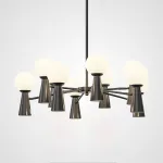 Люстра на штанге ABELINA L20 Black White 