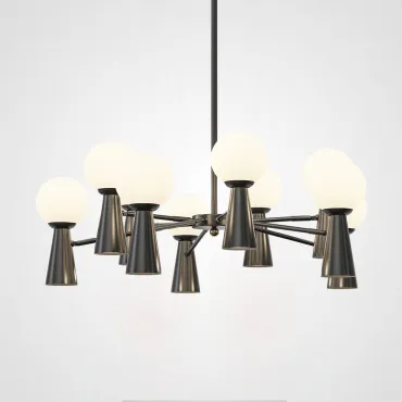 Люстра на штанге ABELINA L20 Black White 