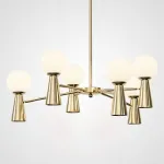 Люстра на штанге ABELINA L12 Gold White