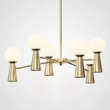 Люстра на штанге ABELINA L12 Gold White