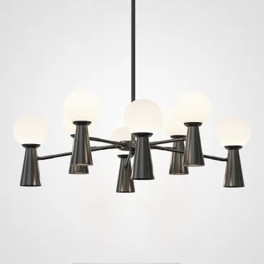 Люстра на штанге ABELINA L16 Black White