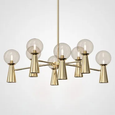 Люстра на штанге ABELINA L16 Gold Amber