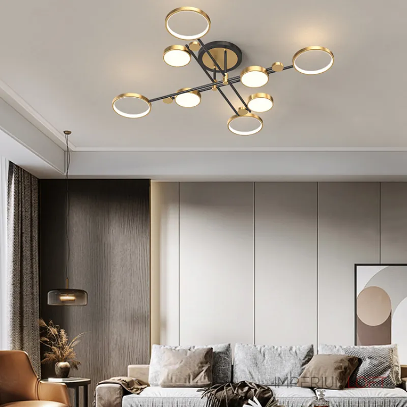 Потолочная люстра MARSA L8 Gold