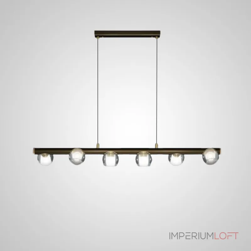 Подвесной светильник ILIANA LONG L138 Brass Black от ImperiumLoft