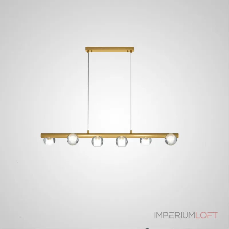 Подвесной светильник ILIANA LONG L138 Brass Black от ImperiumLoft