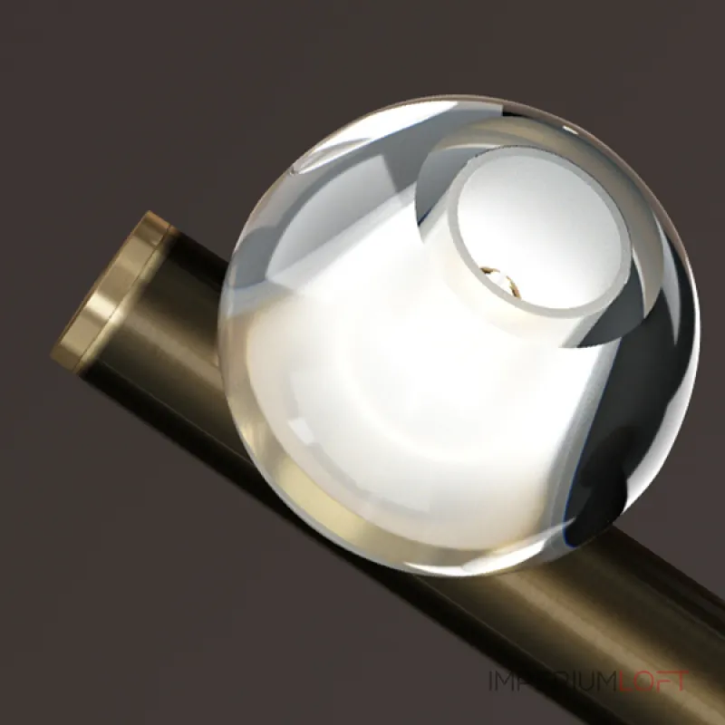 Подвесной светильник ILIANA LONG L138 Brass Black от ImperiumLoft