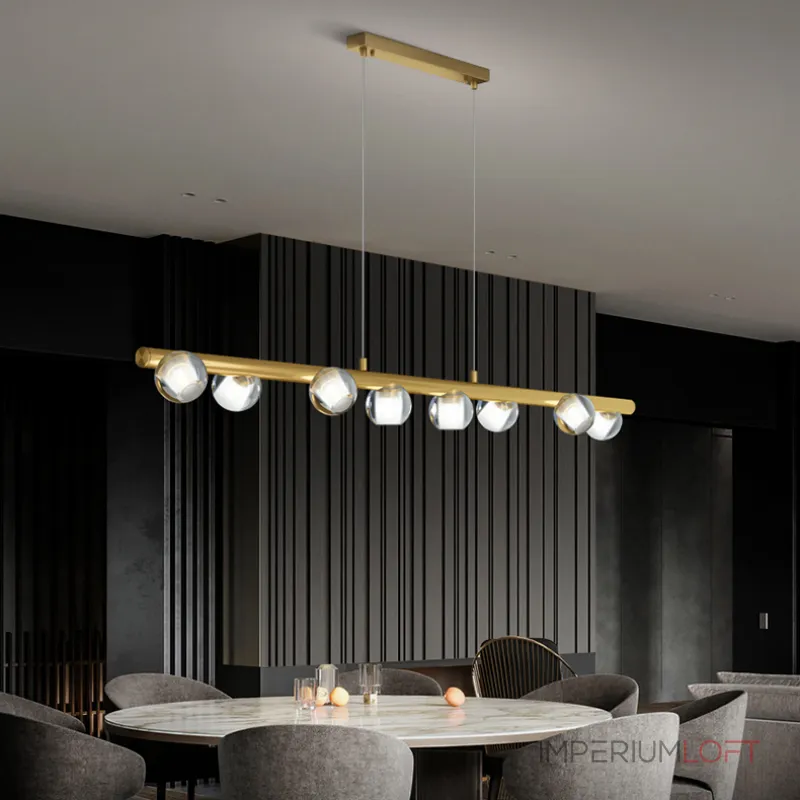 Подвесной светильник ILIANA LONG L138 Brass Black от ImperiumLoft