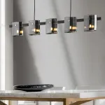 Подвесной светильник JANICE LONG Black от ImperiumLoft