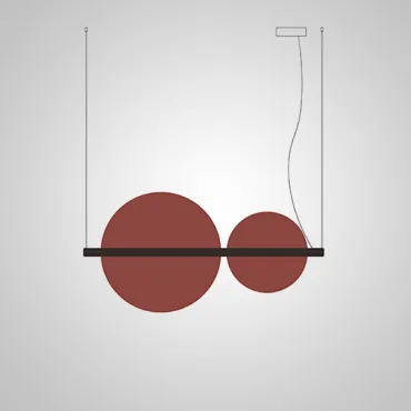Подвесной светильник LIBERTY TWO Red Подвесной светильник LIBERTY TWO Red