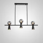 Потолочный светильник ABELINA LONG L10 Black Amber от ImperiumLoft