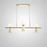 Потолочный светильник ABELINA LONG L10 Black Amber от ImperiumLoft