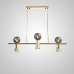 Потолочный светильник ABELINA LONG L10 Black Amber от ImperiumLoft